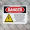 Signmission Electrocution Hazard Crane Danger Sign, Plastic, 10in W x 7in L, 2PK OS-2PACK-DS-P-710-L-1823 - alternate 8